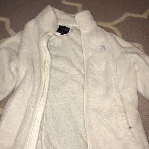 North face fuzzy jacket
